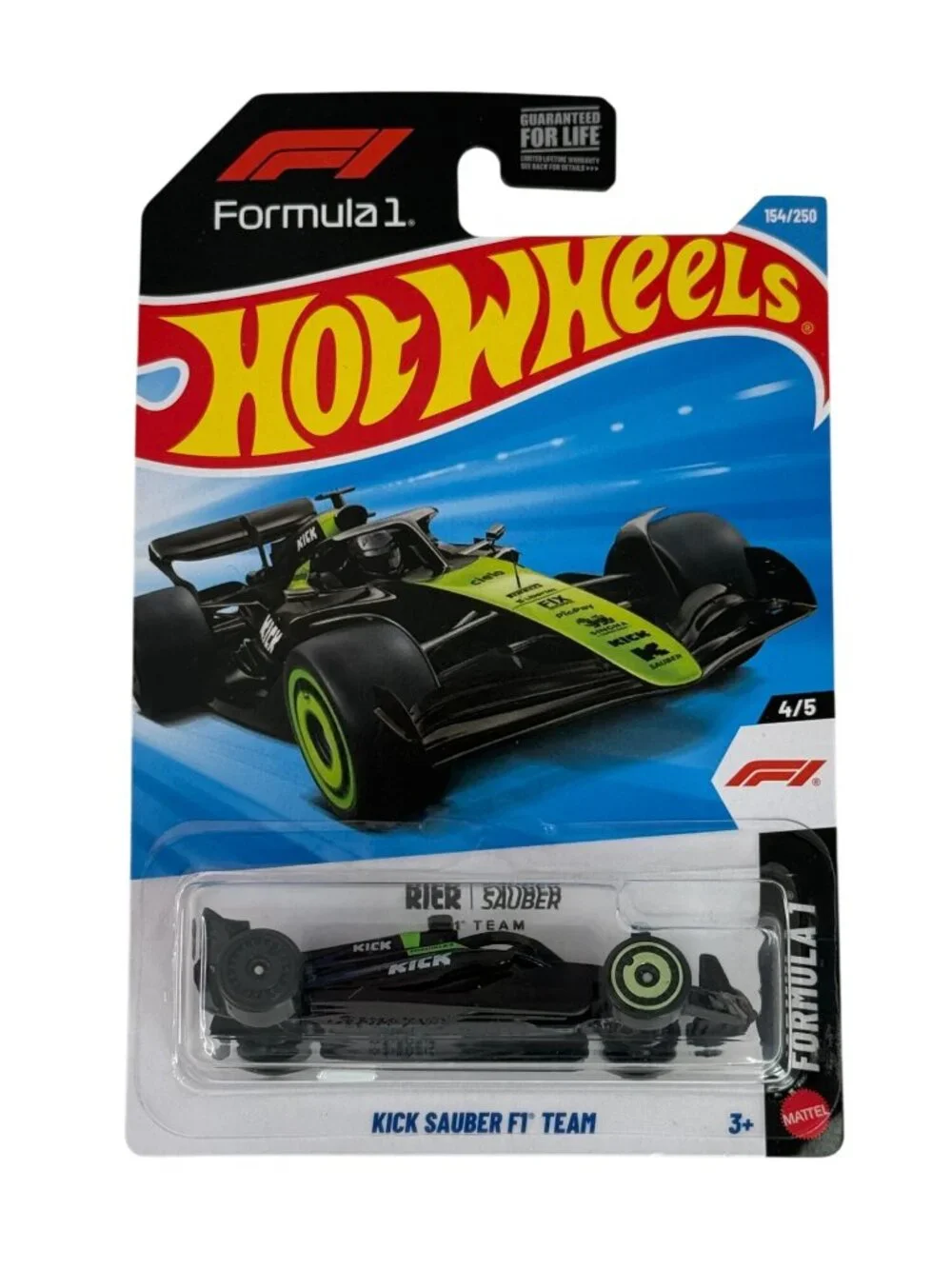 Hot Wheels KICK Sauber F1 Team Formula 1 2026 Diecast Car